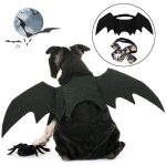 Costumes d'halloween pour chien chauve - souris ailes de vampire noir, dguisement mignon, pour animal ...