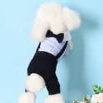 Costume de mariage formel pour homme, vtement pour animal de compagnie, chien, chat, prince tuxedo, ...
