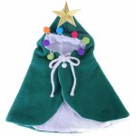 Costume de p�re no�l pour chat et chien (vert s) v�tements de no�l mignons pour animaux de compagnie, ...