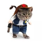 Costume sh�rif pour petit chien et chat deguisement vetement animal