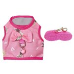 Costume de vacances lapin, gilet avec clochette, harnais mignon, ensemble de laisses pour furets, cochon ... Costume de vacances lapin, gilet avec clochette, harnais mignon, ensemble de laisses pour furets, cochon ...