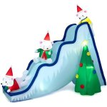 Costway 220 cm décoration gonflable de noël avec 6 lumières led, 3 ours polaires, toboggan et sapin de ... Costway 220 cm décoration gonflable de noël avec 6 lumières led, 3 ours polaires, toboggan et sapin de ...