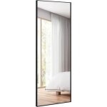 Cosway miroir psych�, miroir hd en verre antid�flagrant 150 x 4 x 56 cm, cadre noir en aluminium