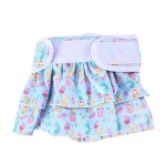 Couches - culottes pour chiens et chiots, sous - vêtements très absorbants, imprimé floral, jupe - pantalon ... Couches - culottes pour chiens et chiots, sous - vêtements très absorbants, imprimé floral, jupe - pantalon ...
