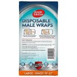 Couches jetables pour chiens m�les simple solution couches pour chiens m�les avec ajustement super absorbant ...