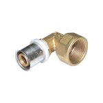 Coude 90 femelle � sertir comisa 87. 17. 160 16x2 (25 mm)