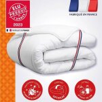 Couette 140x200 cm dodo champs de lin - chaude - 450g / m - couette 1 personne - douce et chaude - anti ...