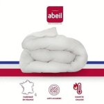 Couette anti - acariens - 220 x 240 cm - chaude - 400 g / m 2 personnes - blanc - abeil