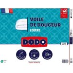 Couette dodo voile de douceur ultra - l�g�re 100 g / m blanche 140 x 200 cm