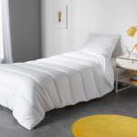 Couette premium polyester anti acarien blanc 140 x 200 cm Couette premium polyester anti acarien blanc 140 x 200 cm