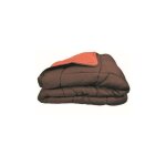 Couette sans housse lavable zelesta easybed - chocolat & corail - 240x220 cm Couette sans housse lavable zelesta easybed - chocolat & corail - 240x220 cm