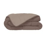 Couette sans housse lavable zelesta easybed light - taupe & lin - 240x220 cm
