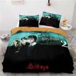 D couette et taie ensemble de literie harry potter taille (x cm), un lot de pi��ces de housse de couette ...