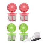 Couleurs arc - en - ciel k tasses rutilisables, kcups rechargeables, filtres a caf pour keurg 2. 0 ...