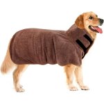 (s, couleur du caf�)peignoir pour chien, peignoir en microfibre pour animaux de compagnie, chien absorbant ...