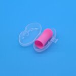 Couleur rose brosse a dents pour chien, kit brosse a dents doigt (paquet de 2), poils enti�rement envelopp�s, ...