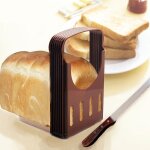 Coupe - bagel portable, trancheur manuel amovible, parfait pour chaque grille - pain, vtements de maison ...