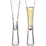 Coupes a champagne el�gantes en verre transparent 145 ml