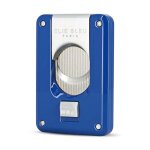 Coupe - cigare double lame bleu laqu� elie bleu