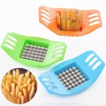Coupe - frites en acier inoxydable, 1 pice, coupe pommes de terre, outil de fabrication de chips, gadgets ...