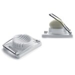Coupe oeuf inox plastique 14 x 8 cm Coupe oeuf inox plastique 14 x 8 cm