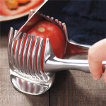 Coupe - oignon en acier inoxydable, gadgets de cuisine pratiques, porte - oignon, trancheur de pommes ... Coupe - oignon en acier inoxydable, gadgets de cuisine pratiques, porte - oignon, trancheur de pommes ...