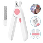 Coupe - ongles professionnel de chien de coupe - ongles de chien d'acier inoxydable d'abs coupeur confortable ...