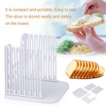 Coupe - pain en abs durable, outils de coupe - pain, moule a pain, outil de coupe de pain, toast, sandwich, ...
