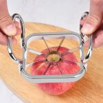 Coupe - pommes en acier inoxydable, séparateur de fruits et poires, trancheur, carottier, outils de cuisson ... Coupe - pommes en acier inoxydable, séparateur de fruits et poires, trancheur, carottier, outils de cuisson ...