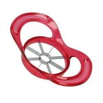 Coupe - pommes - metaltex - 204634041 - acier inoxydable - plastique - rouge