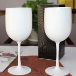 Coupe de vin en plastique antichoc, style vintage, romantique, champagne, fournitures de fte, verres ...