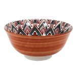 Paris prix - coupelle en cramique  mandala  57cl orange