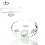 Coupelle a cendres en verre transparente dud shishas