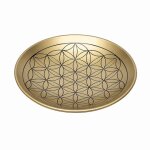 Coupelle fleur de vie en laiton 15 cm