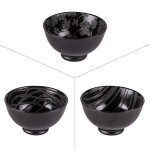 Coupelle lava assortie 11, 5 cm noire (lot de 3) Coupelle lava assortie 11, 5 cm noire (lot de 3)