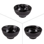 Coupelle lava assortie 9, 5 cm noire (lot de 3) Coupelle lava assortie 9, 5 cm noire (lot de 3)