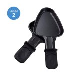 Coupelle a raclette avec revtement anti - adhsif 19x10cm [lot de 2] hobby tech noir