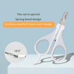 Coupeur professionnel de coupe - ongles de chien de chat d'animal de compagnie avec la faucille