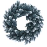 Couronne artificielle hwc - o98, couronne de porte, couronne de table, d�coration artificielle Ø 45 ...