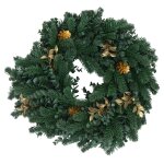 Couronne artificielle hwc - o98, couronne de porte, couronne de table, d�coration artificielle Ø 45 ...