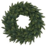 Couronne artificielle hwc - o98, couronne de porte, couronne de table, d�coration artificielle Ø 45 ...