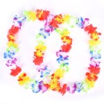 Couronne de no�l hawa�enne, 20 pi�ces, d�coration de porte, guirlande de fleurs artificielles, fournitures ...