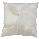 Coussin pour alliances - hobi - satin blanc - 12x12 cm - romantique - int�rieur