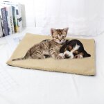 Coussin auto - chauffant pour chats et chiens, beige 1 pc 60 * 45cm coussin auto - chauffant pour chats, ...
