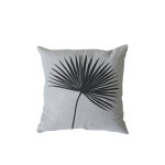 Coussin carr� feuille de palmier