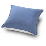 Coussin chauffant sans fil - medisana - hc 150 - 10 w - double face bleu et blanc polaire