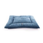 Coussin pour chien et chat r�ctangle el�gante ouat martin sellier 60 cm mixte bleu
