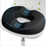 Coussin coccyx, coussin chaise bureau, ergonomique assise pour voiture gaming, soulager le stress de ...