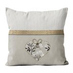 Coussin en coton 40x40 cm aimee, par soleil d'ocre