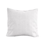 Coussin d�coratif lin coton 45x45 cm lino blanc, par soleil d'ocre